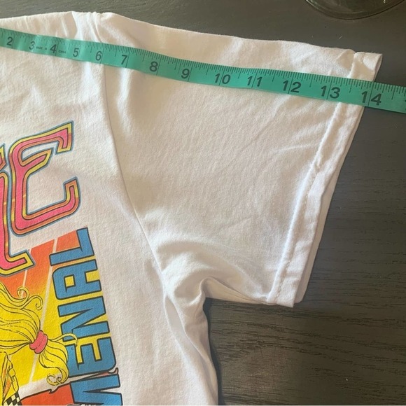 Barbie Nascar Racing Car Tee Large Barbie Tee BarbieCore - Picture 6 of 9